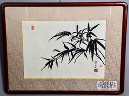 Japanisches Rollbild mit Bambus-Motiv online kaufen | © Shoji Bau | Japanische Möbel und Antiquitäten