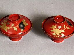 2 Urushi Suppenschalen online kaufen | © Shoji Bau | Japanische Möbel und Antiquitäten
